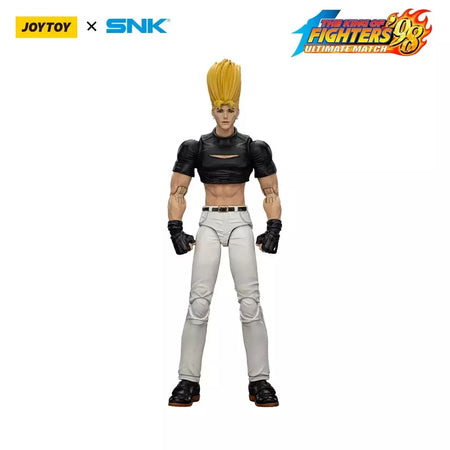 Joyotoy original rei dos lutadores 98um figura de ação kof 98um ikari guerreiros equipe herói 1/18 jogo estatueta modelo brinquedos personalizados