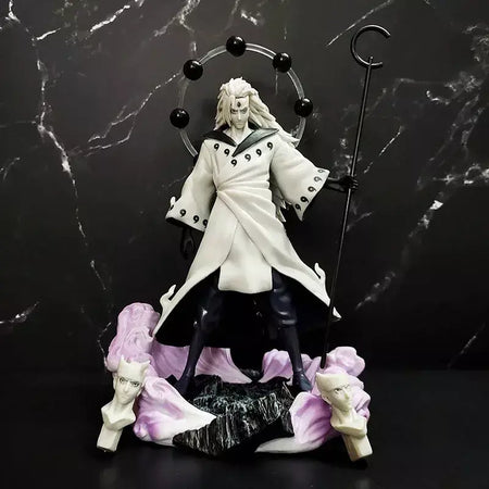28cm naruto anime figura uchiha madara estatueta de ação gk colecionável decoração ornamento modelo brinquedos boneca presente aniversário para crianças