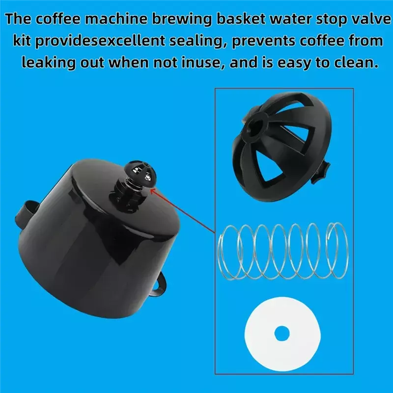 Máquina de café cesta de cerveja inferior moldada kits rolha se encaixa para black deckker cafeteiras cesta de fermentação