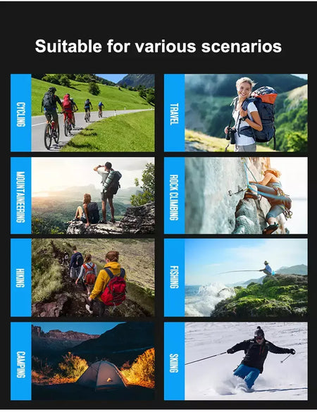 Nova mochila de viagem unissex, feminina e masculina, caminhadas ao ar livre, montanhismo, grande capacidade, leve, ciclismo, acampamento