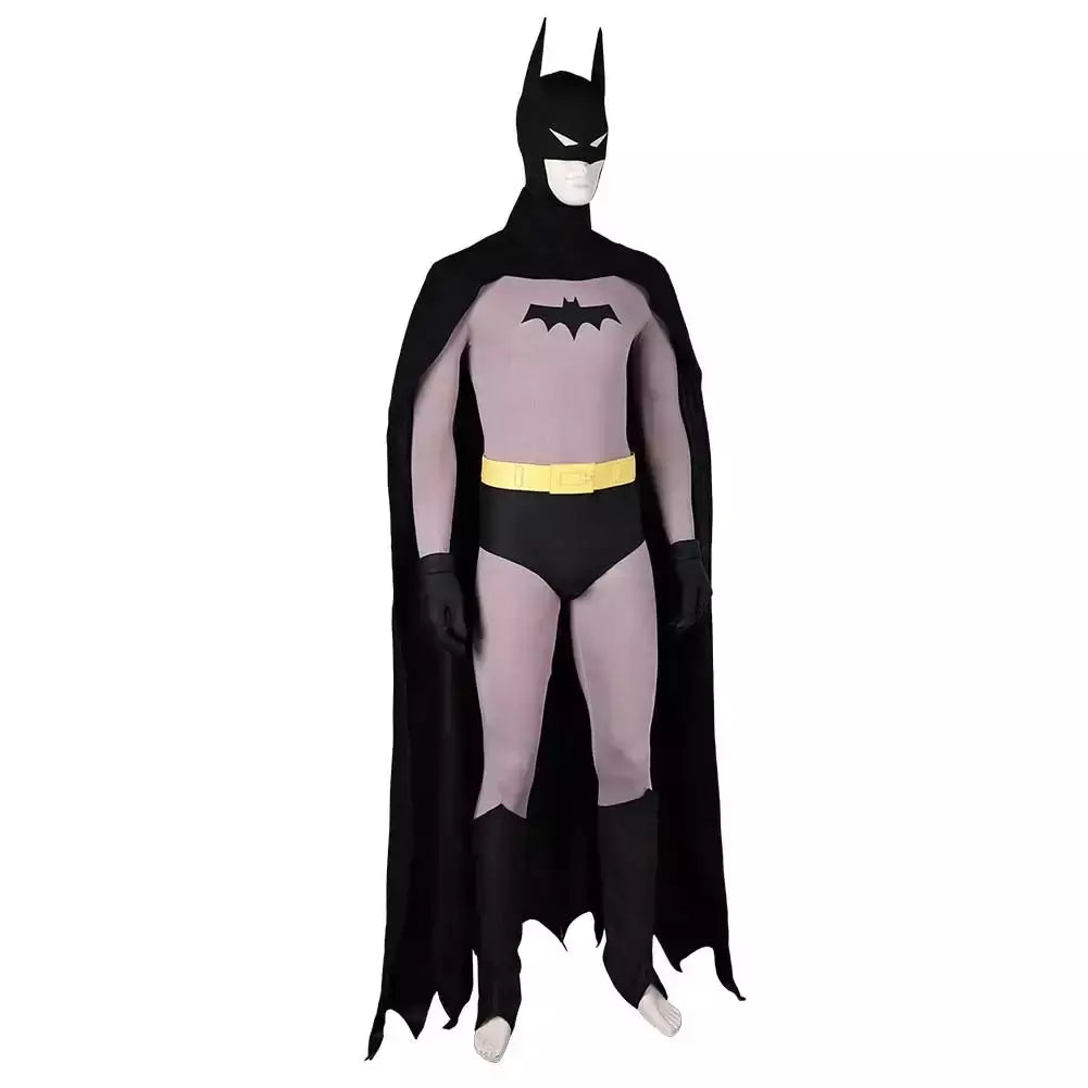 Morcego masculino cosplay traje bruce super-herói disfarce para homem adulto macacão manto máscara de morcego bodysuit halloween carnaval festa roupas