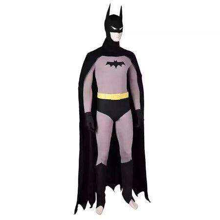 Morcego masculino cosplay traje bruce super-herói disfarce para homem adulto macacão manto máscara de morcego bodysuit halloween carnaval festa roupas