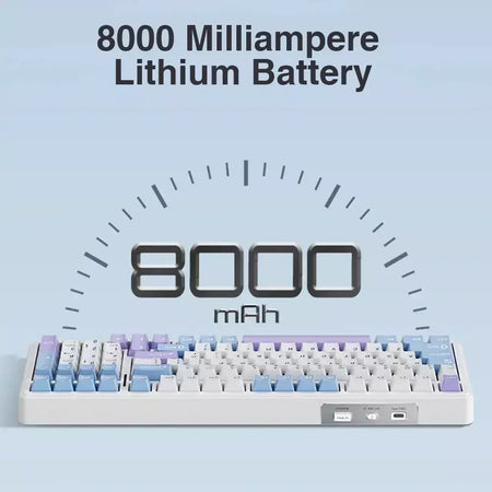 Aula f99 teclado mecânico para jogos, três modos, 2.4g, sem fio, bluetooth, com fio, troca quente, junta pbt, rgb para jogos, digitação, 99 teclas