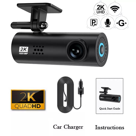 Dashcam para carro caixa preta gravadores de vídeo de condução 4k wifi mini câmera frontal traço cam 24h monitor estacionamento câmera gravação carro