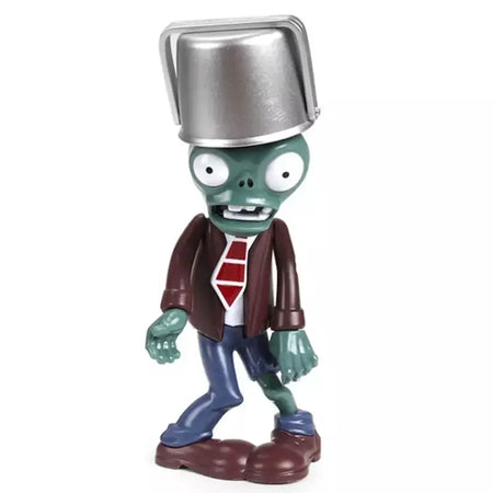 Plantas vs zumbis figura de ação gargantuar dr. zumbi conehead balde de futebol yeti figuras presentes de aniversário crianças brinquedo para meninos
