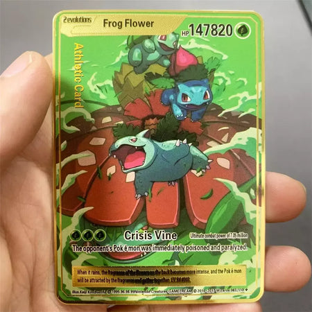 999999 Pontos hp pokemon cartão de metal charizard ouro metal super cartões inglês cartão mewtwo vmax mega anime jogo coleção presentes