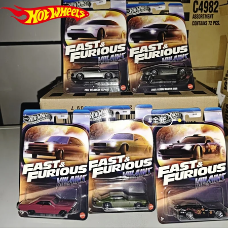 Modelo de carro Hot Wheels Fast & Furious J Series Ford Honda Hnr88 Coleção de carros de liga modelo ornamento presente genuíno personalizado