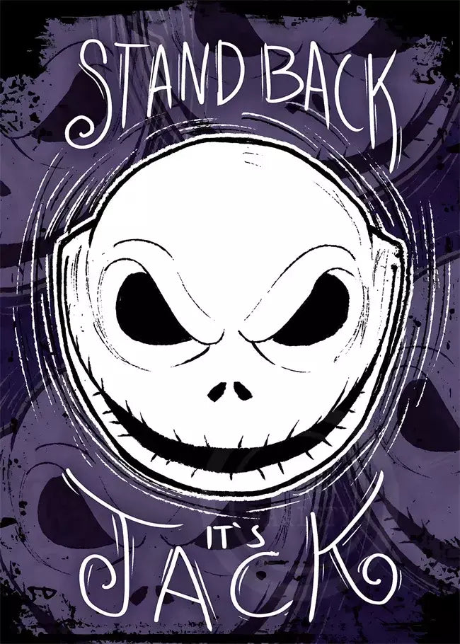 Filme clássico o pesadelo antes do natal anime figura jack poster impressões pintura em tela arte da parede fotos decoração do quarto casa