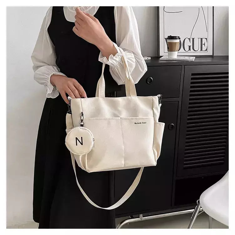 Bolsa de Ombro de Lona Japonesa para Mulheres, Crossbody Messenger Bag, Senhoras Bolsas de Mão, Bolsa Feminina, Senhoras, Tote, 2022