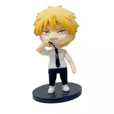 Nova motosserra homem kuromi power estatuetas de ação anime figura motosserra homem estatueta de energia para crianças brinquedos presentes de natal