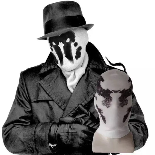 Rorschach máscara halloween inkblot máscaras watchmen traje cosplay máscaras anime mascarillas super-herói rosto máscaras festa adereços