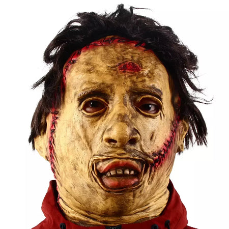 Texas motosserra massacre leatherface máscara halloween horror fantasia vestido festa cosplay máscaras de látex festa de halloween supp