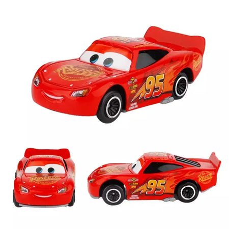 6-7 pçs disney pixar carro 3 2 1 relâmpago mcqueen caminhão mack jackson tempestade diecast metal carro de corrida dinoco racer brinquedo conjunto menino presente
