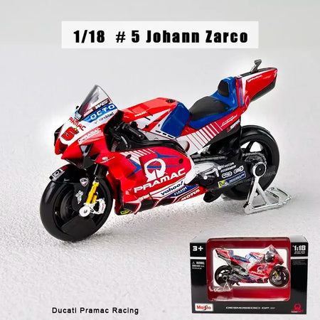 Maisto 1:18 NOVA Equipe Ducati Lenovo 2023 # 1 Bagnaia Champion Moto GP Racing fundição liga modelo de motocicleta coleção presente brinquedo