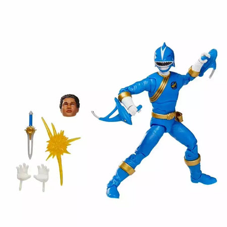 Hasbro power rangers relâmpago coleção dino trovão amarelo ranger/lost galaxy verde/força selvagem azul figura de ação modelo presentes