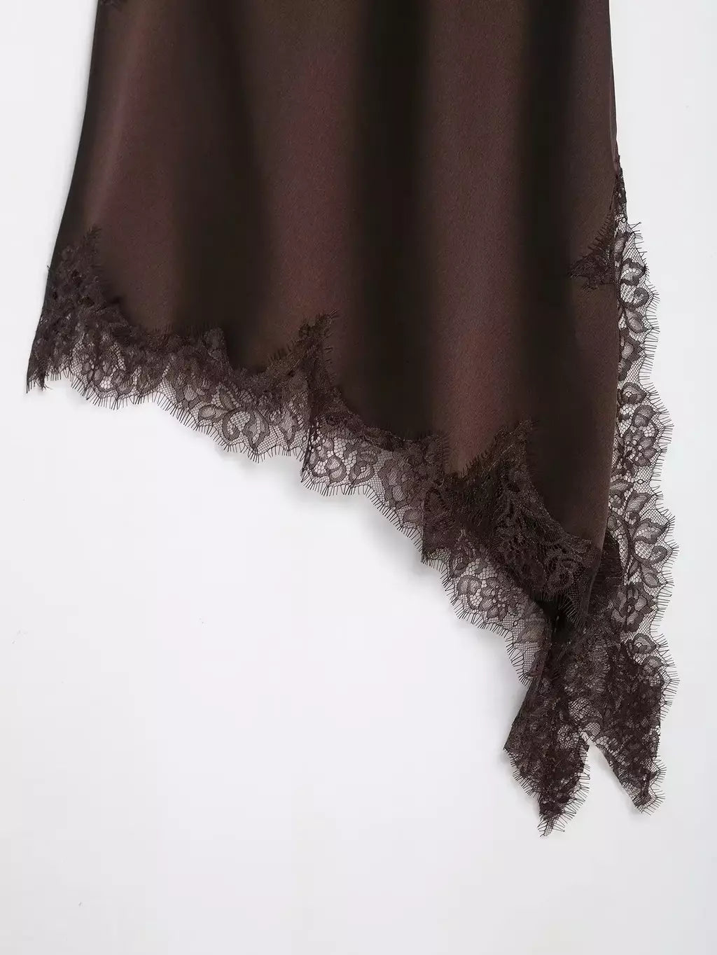 Tfmln feminino sexy rendas emenda vestidos de verão sólido sem mangas assimetria vestido sem costas magro festa feminina estilingue mini vestido