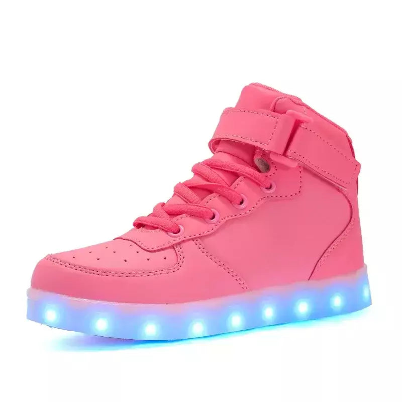 Tamanho 25-46 led sapatos com luzes brilhantes led chinelos para crianças & adulto feminino tenis para crianças meninos meninas sapatilhas luminosas