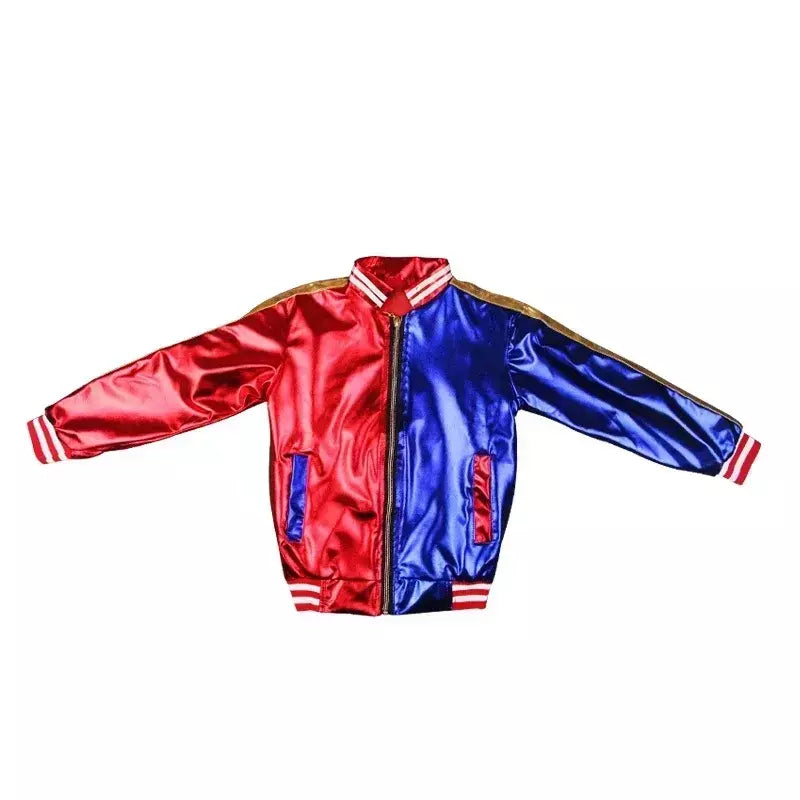Robe Anime pour adultes, Traje pour femmes, perruque Quinn pour filles, camiseta, veste Joker, Fantasia de Halloween,