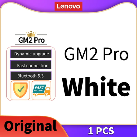 Lenovo-GM2 Pro 5.3 Fones de ouvido sem fio Bluetooth com microfone, fone de ouvido original, baixa latência auscultadores, HD Call, modo duplo, Gaming Headset