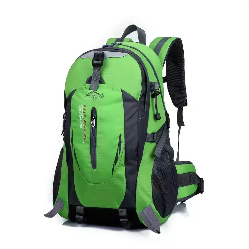 Mochila de viagem leve de grande capacidade masculina, bolsa esportiva casual para caminhadas, impermeável para montanhismo, ao ar livre
