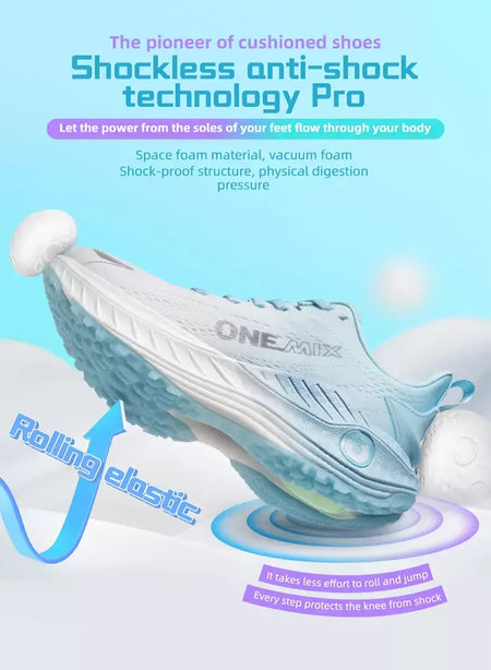 Onemix tênis de corrida casual respirável verão sapatos de corrida dos homens leves sapatos de ginásio ao ar livre masculino almofada sapatos esportivos