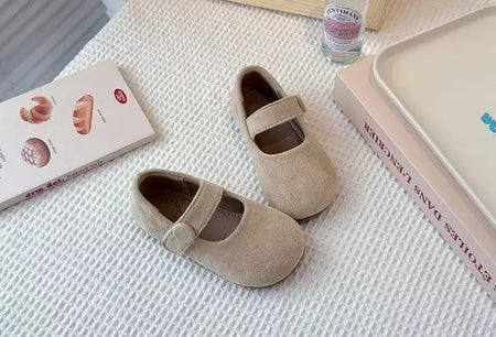 2025 camurça crianças ballet apartamentos sapatos moda mary jane sapatos tendência das crianças inverno novo doce bonito vestido tênis mujer sapatos