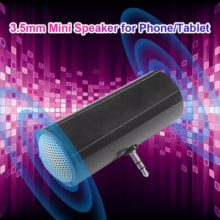Mini alto-falante portátil 3.5mm interface de áudio aux plug and play line-in alto-falante tablet música alto-falante para smartphone tablet