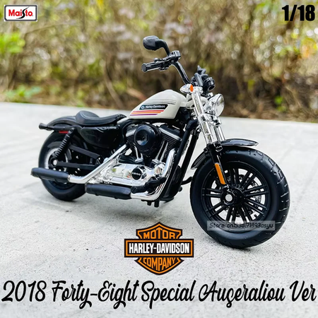 Maisto 1:18 Harley-Davidson 2018 Quarenta e Oito Especial Auseraliou Ver Modelo de carro de motocicleta em liga Vários estilos para escolher