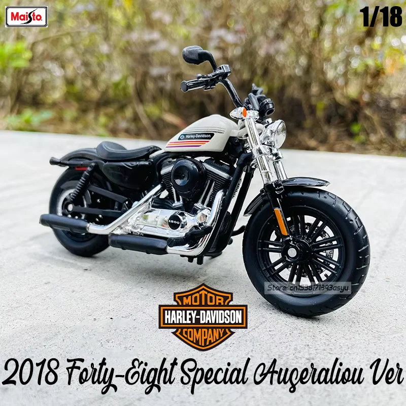 Maisto 1:18 Harley-Davidson 2018 Quarenta e Oito Especial Auseraliou Ver Modelo de carro de motocicleta em liga Vários estilos para escolher