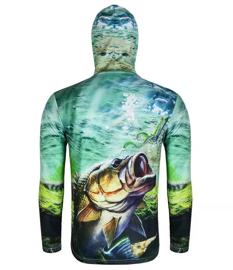 2025 sublimação meio zíper fino ajuste hoodie personalizado venda quente impressão camisa de pesca à prova ultravioleta torneio camisa de pesca