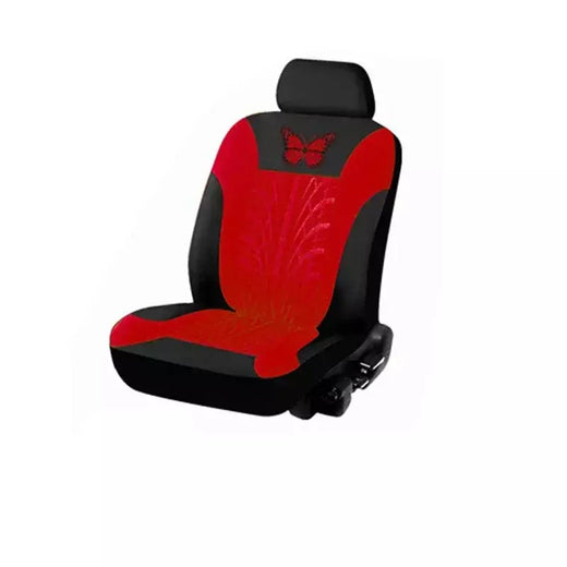 Conjunto completo de capa de assento de carro, conjunto universal de capa de assento de carro bordado com padrão de borboleta