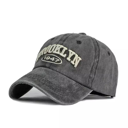 Boné de beisebol para quatro temporadas masculino e feminino, casual retrô lavado de algodão, bordado snapback, proteção solar unissex, verão, 4 estações
