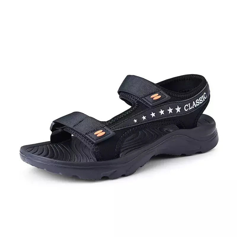 TAFN-Sapatos de praia grandes, chinelos personalizados com sola macia, sandálias de couro respirável, verão, novos