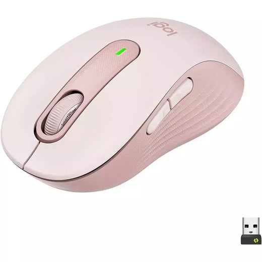 Logitech m650 mouse sem fio bluetooth original, clicos silenciosos para pc/mac/multi-dispositivo/chromebook, escritório, laptop, tecnologia de sensor