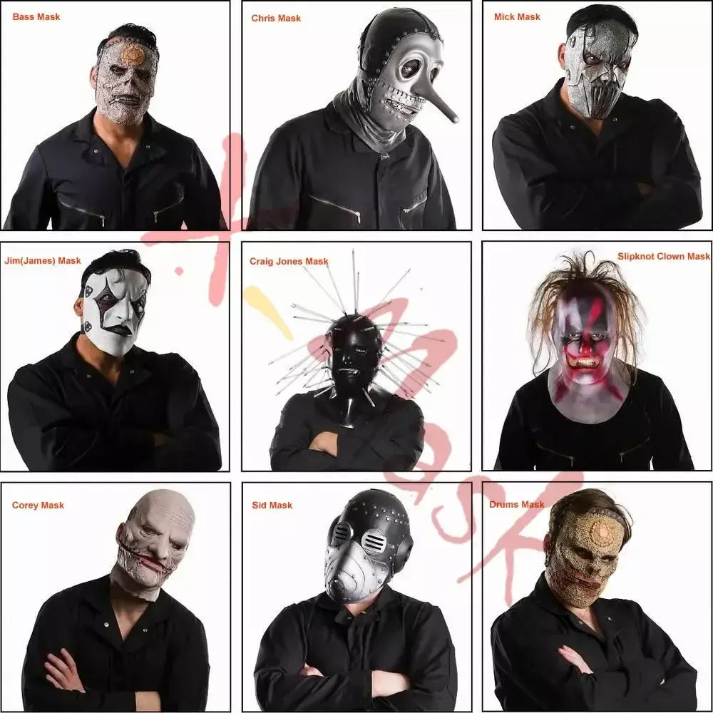 Acessórios slipnt chapéu superior brinquedos homens mick slipk máscara corey taylor rímel joey shawn crahan cosplay traje de halloween