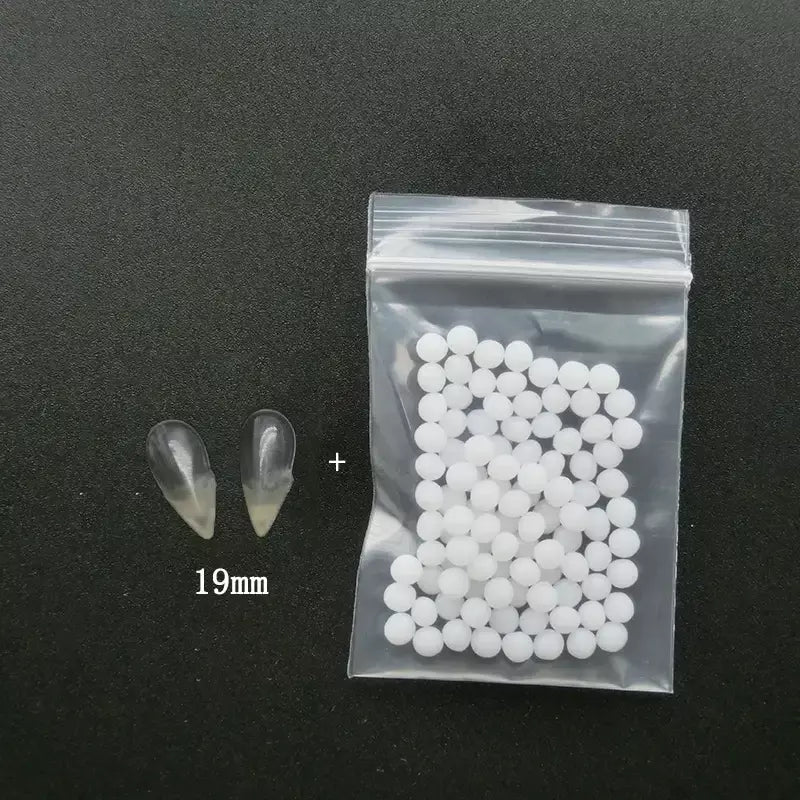 1 par de dentes de vampiro para halloween, presas para dentaduras, adereços para festa, fantasia diy, adereços para cosplay, dentes falsos, presas de resina com cola sólida
