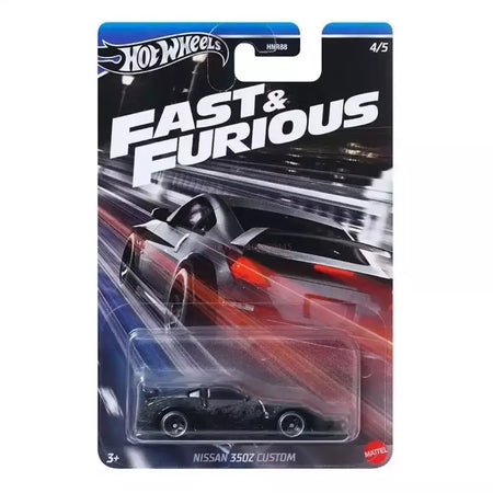 Carros originais Hot Wheels 1966 CHEVY IMPALA NISSAN SKYLINE GT-R (BCNR33) NISSAN 350Z CUSTOM 1/64 Veículos de brinquedo modelo fundido HNR88