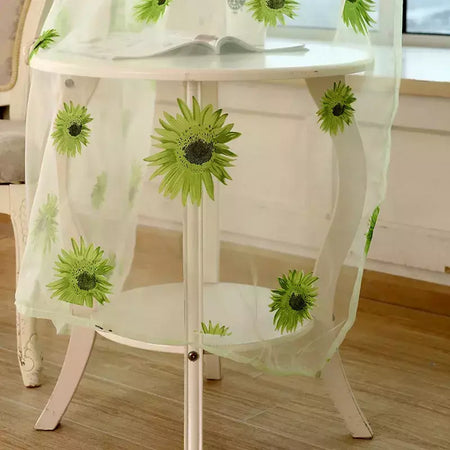 Tule Floral em Cortinas Puras, Tratamento Janela, Painel Persianas, Sala de estar, Quarto, Cozinha, Sombra, Roxo, Peônia