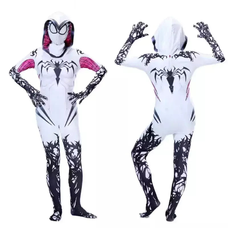 Novo filme de super-heróis cosplay spiderman traje de halloween bodysuit traje para aldult unissex tamanhos 100-190