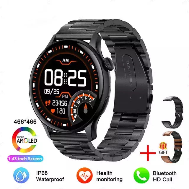 NFC Smartwatch para Mulheres, Tela HD, Rastreador de Saúde, Esportes, Voz, Chamada Bluetooth, Huawei, Xiaomi, Senhoras, Novo, 466x466, 2022