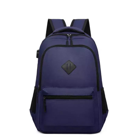 Mochila de carregamento USB impermeável para homens, sacos traseiros do escritório do negócio, mochila para laptop casual, mochilas escolares masculinas, 15,6";;VERDADEIRO;;"CINZA
