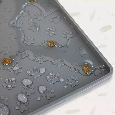 Pet placemat gato comida tigela esteira de alimentação do cão gato cão beber alimentação placemat silicone impermeável antiderrapante pet alimentador esteiras