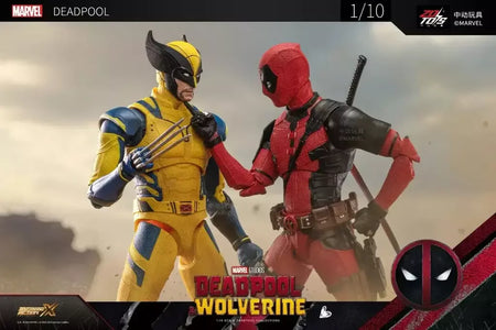 ZD Toys Deadpool & Wolverine Figuras de ação Deadpool Caixa Wolverine Coleção Figuras de ação para adultos Brinquedo infantil