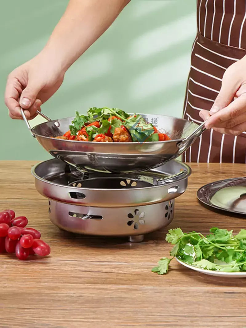 1pc 25cm/9.8 polegada de aço inoxidável pan favo de mel antiaderente com alça resistente a riscos cozinhar ovos panquecas arroz sopa macarrão