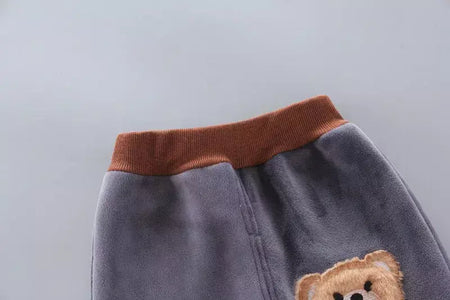 Conjunto infantil de três peças com capuz, terno casual confortável para menino, quente, fofo, moda menina, 12M-4 anos, outono, inverno, novo
