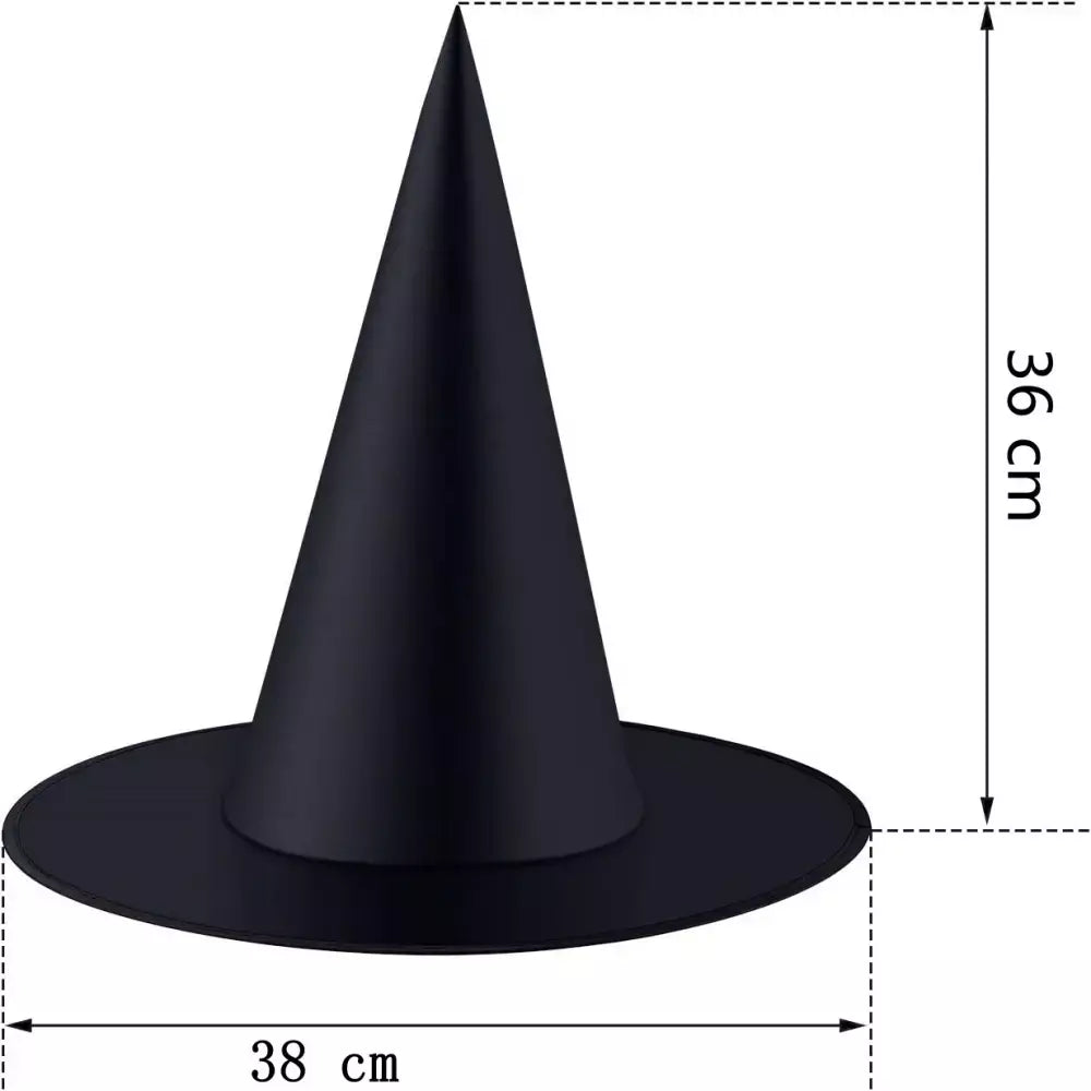 1 pçs chapéu de feiticeiro preto para crianças adultas halloween brincadeira horror festa masquerade ao ar livre bar escola decoração para casa adereços