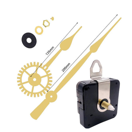 Mecanismo de relógio de parede, peças do mecanismo de movimento de parede, estilo simples, movimento para reparo, relógio diy, substituição de quartzo