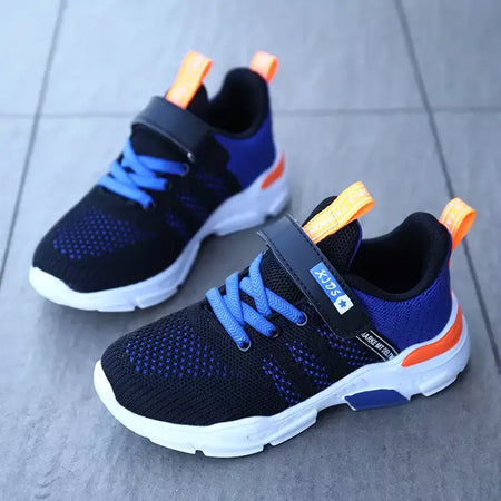 Crianças sapatos antiderrapantes respirável malha sapatos da criança conforto tênis de corrida marca meninas meninos sapatos casuais crianças moda tênis