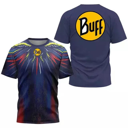 Camisa de tênis com gola O respirável masculina, camiseta estampada, secagem rápida, manga curta, fitness, corrida, esportes ao ar livre, verão