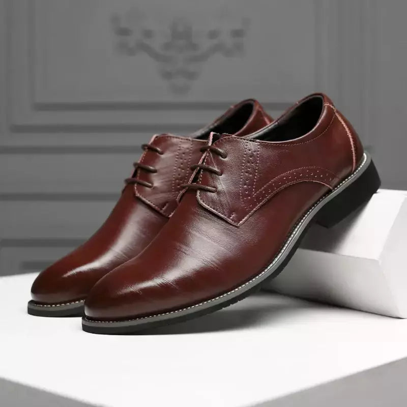 Masculino clássico dedo apontado fundo macio oxfords, sapatos masculinos, sapatos casuais de negócios, apartamentos de escritório, festa de casamento, vestido